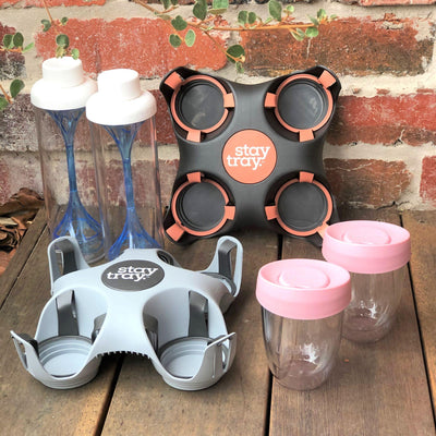 Stay tray Reusable Drinks Tray Starter Kit